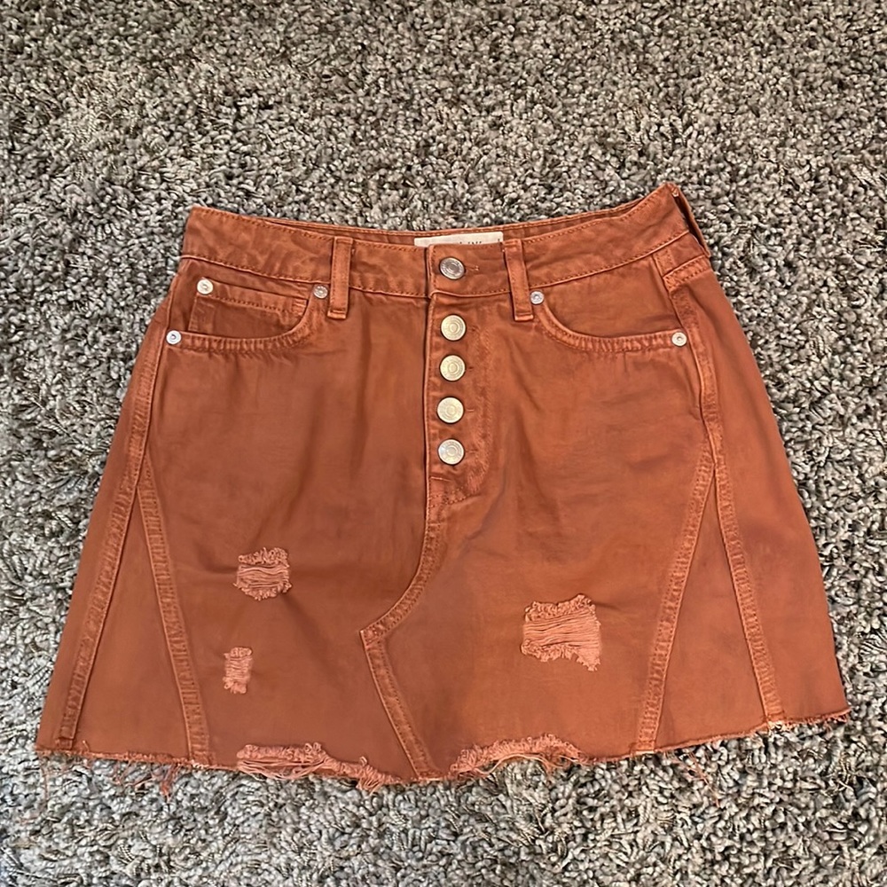 We the free people denim skirt